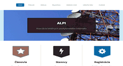 Desktop Screenshot of alpi.sk